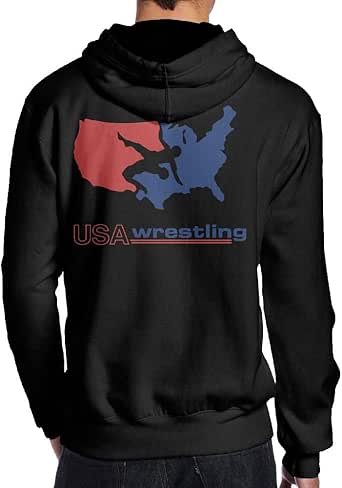 Download USA Wrestling Mens Hooded Sweatshirt Hoodies Pullover ...