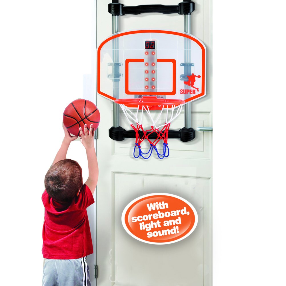 youper Mini ajustable aro de baloncesto portátil y 2 bolas, niños ...