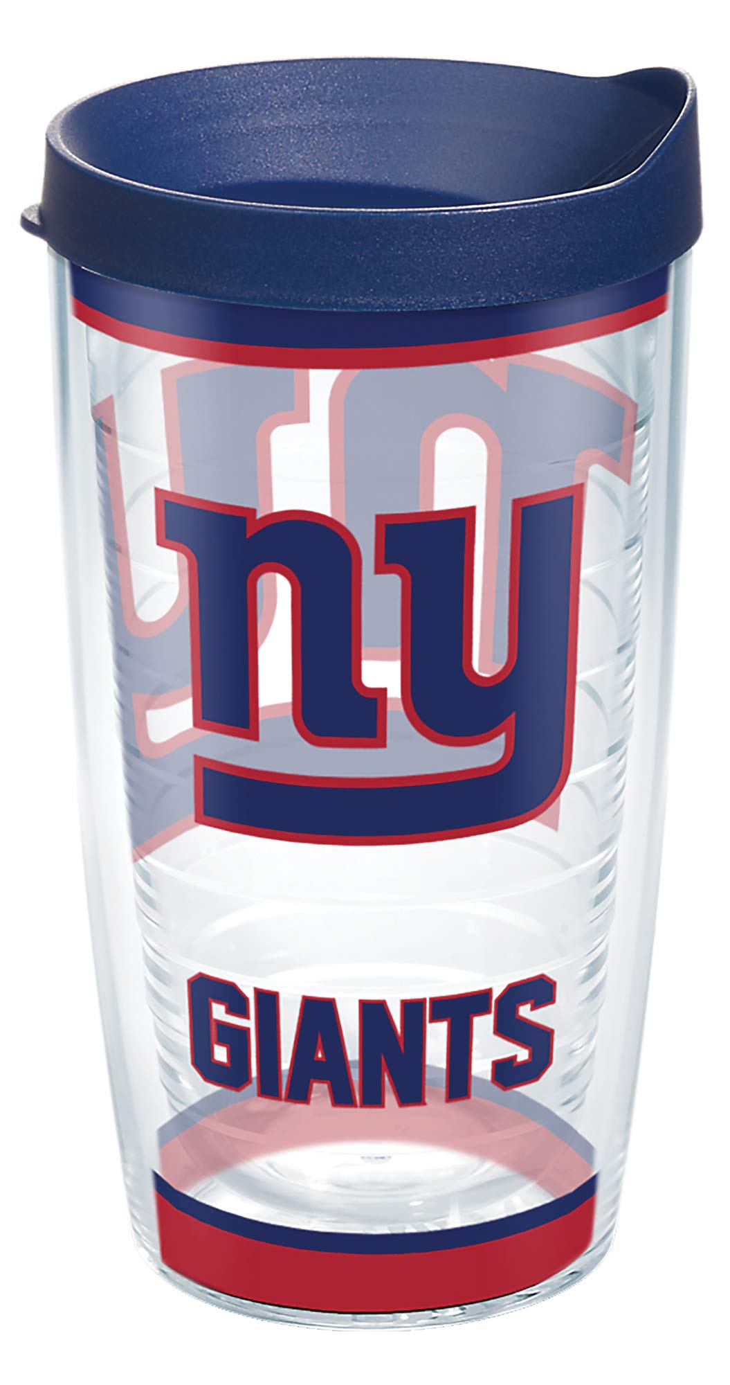 Tervis Made in USA Double Walled NFL New York Giants Insulated Tumbler Cup Keeps Drinks Cold & Hot, 16oz, Tradition