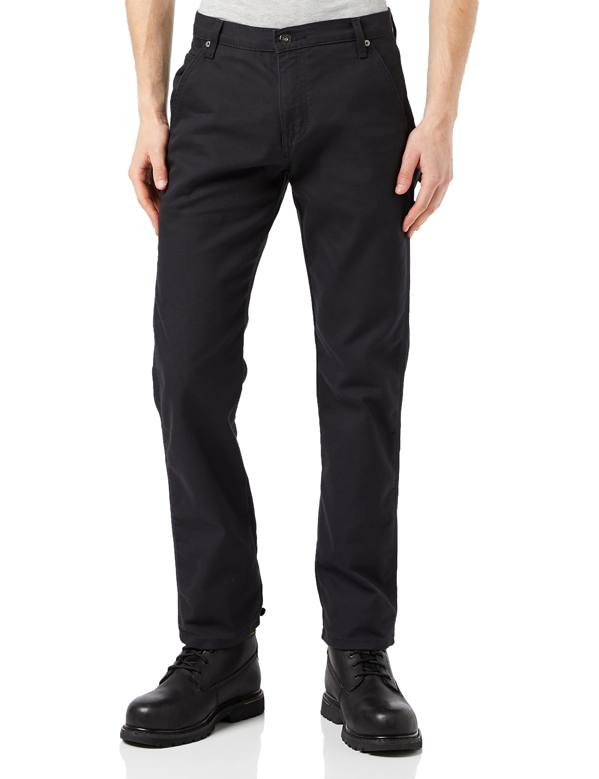 Photo 1 of **NEEDS TO BE CLEANED** Dickies mens Tough Max Duck Carpenter Pants, Stonewashed Black, 36W x 30L US
