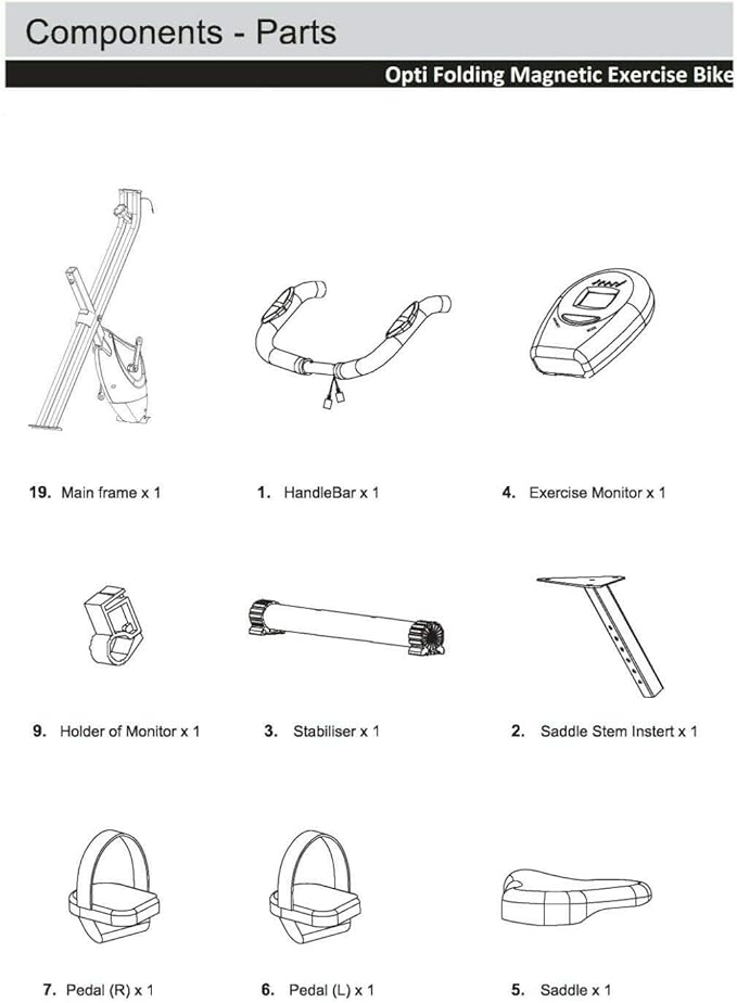 Opti Cross Trainer Spare Parts Reviewmotors.co