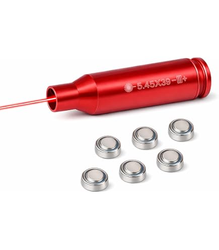 Amazon.com : MY Red Laser, 5.45x39 Laser Bore Sighter Boresighter
