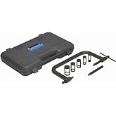 OTC 4842 Heavy Duty Valve Spring Compressor | Features a Heavy-Duty C-Frame with 9" Opening &amp; 5" Throat and 16mm, 19mm, 23mm, 25mm, and 30mm Valve Spring Retainer Adapters