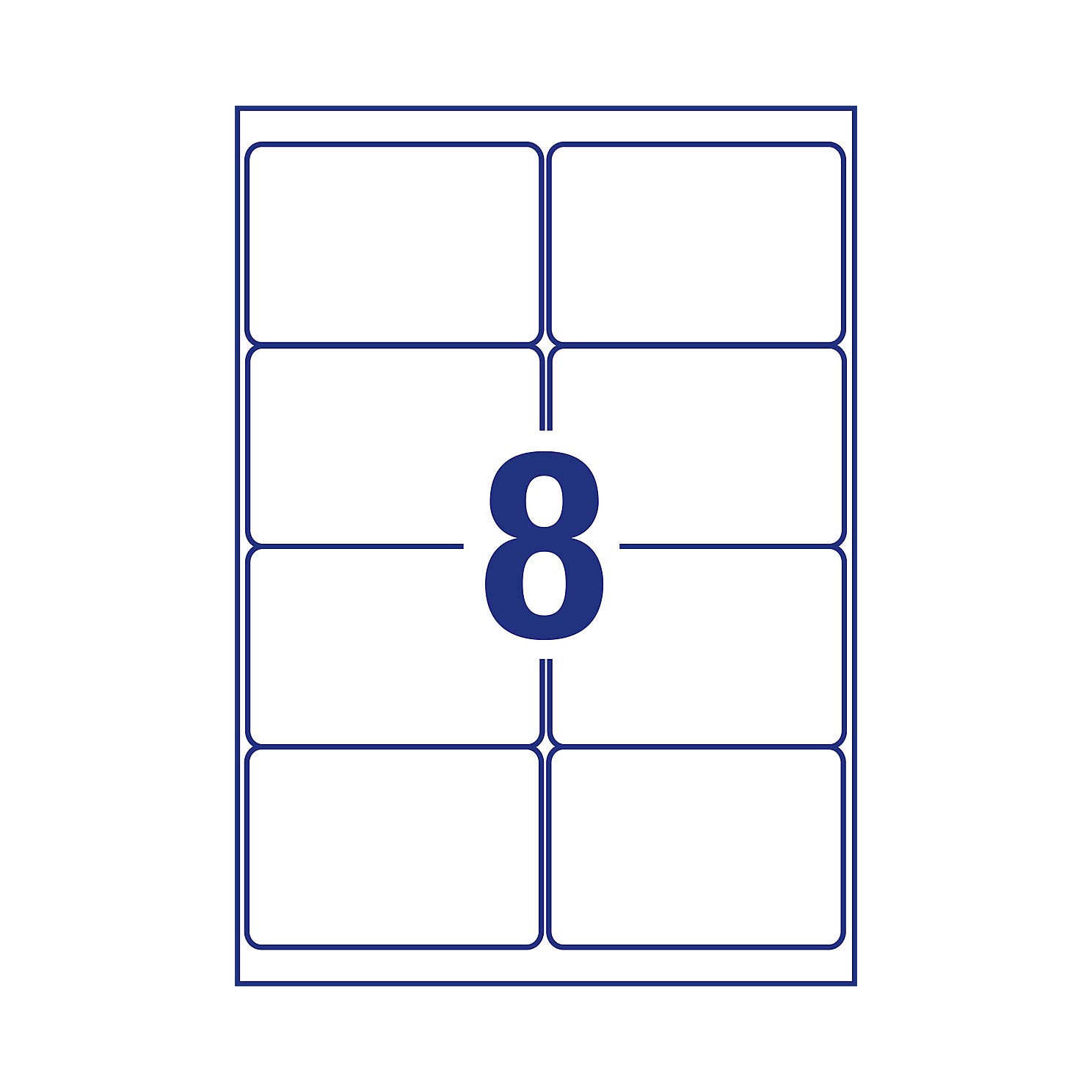 Avery Zweckform Ultra Poly Film Labels 99.1 x 67.7 mm White