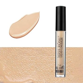 Miss Rose Full Cover Eye Dark Circle Brighten Liquid Concealer