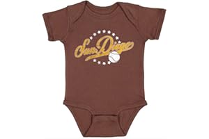 XTREME APPARREL Retro Vintage Style Kid's Bodysuit for Baseball Fans