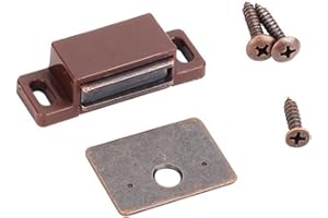 MPJ Single Magnetic Catches Brown/Antique Copper Retail Pack (10)