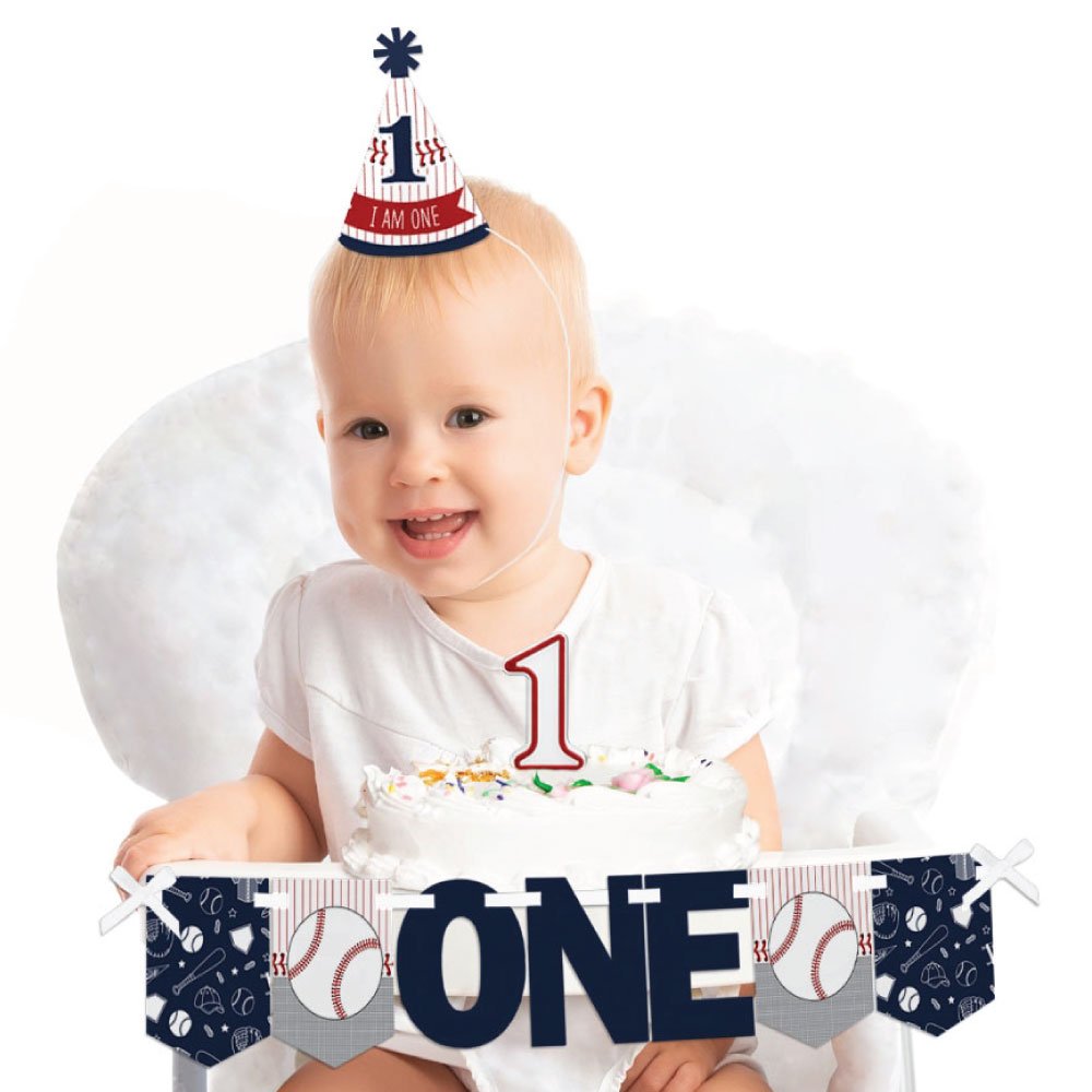 Best boy 1st birthday high chair decorating kit
