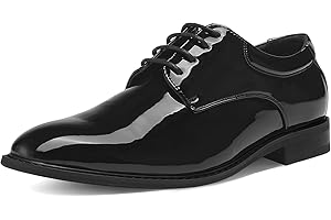 MERIDOS Men's Dress Shoes Formal Business Classic Lace Up Wingtip Oxford Shoes