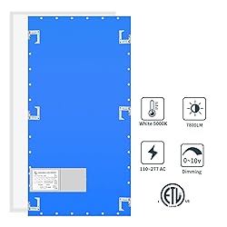 2X4 LED Flat Panel Light,4 Pack,75Watt,0-10V