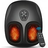 Heycool Shiatsu Foot Massager with Heat FSA Eligible HSA, Gift Men Women | Upgrade 3 Level Compression Kneading Vibration Massage for Plantar Fasciitis Neuropathy Relief, Remote Control
