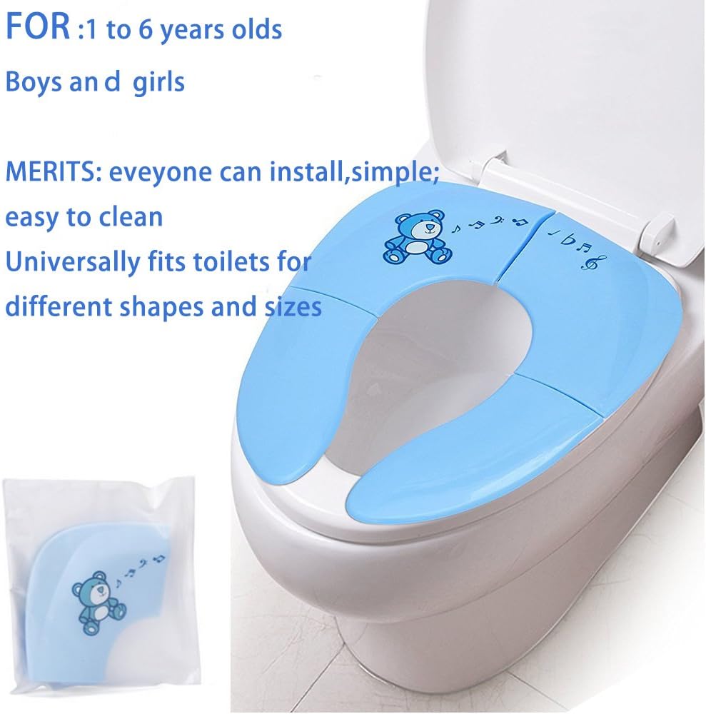 Reducteur De Toilette Pliable De Toilette Siege Enfant 2 En 1 Reducteur Wc Voyage Et Maison Bebe Puericulture Reducteurs De Toilettes Schwimmvereinigung De
