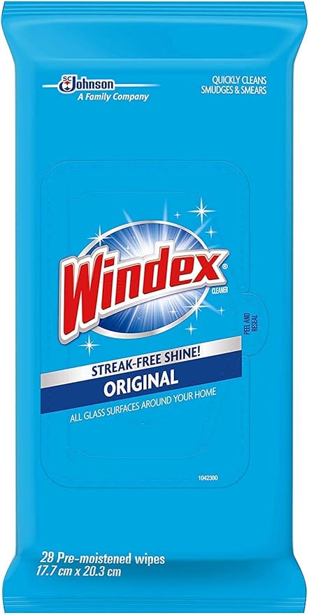 Amazon Windex ウィンデックス ガラスおよび表面ワイプオリジナル 3パック 各28 枚入 ウィンデックス Windex ガラス 網戸用クリーナー剤