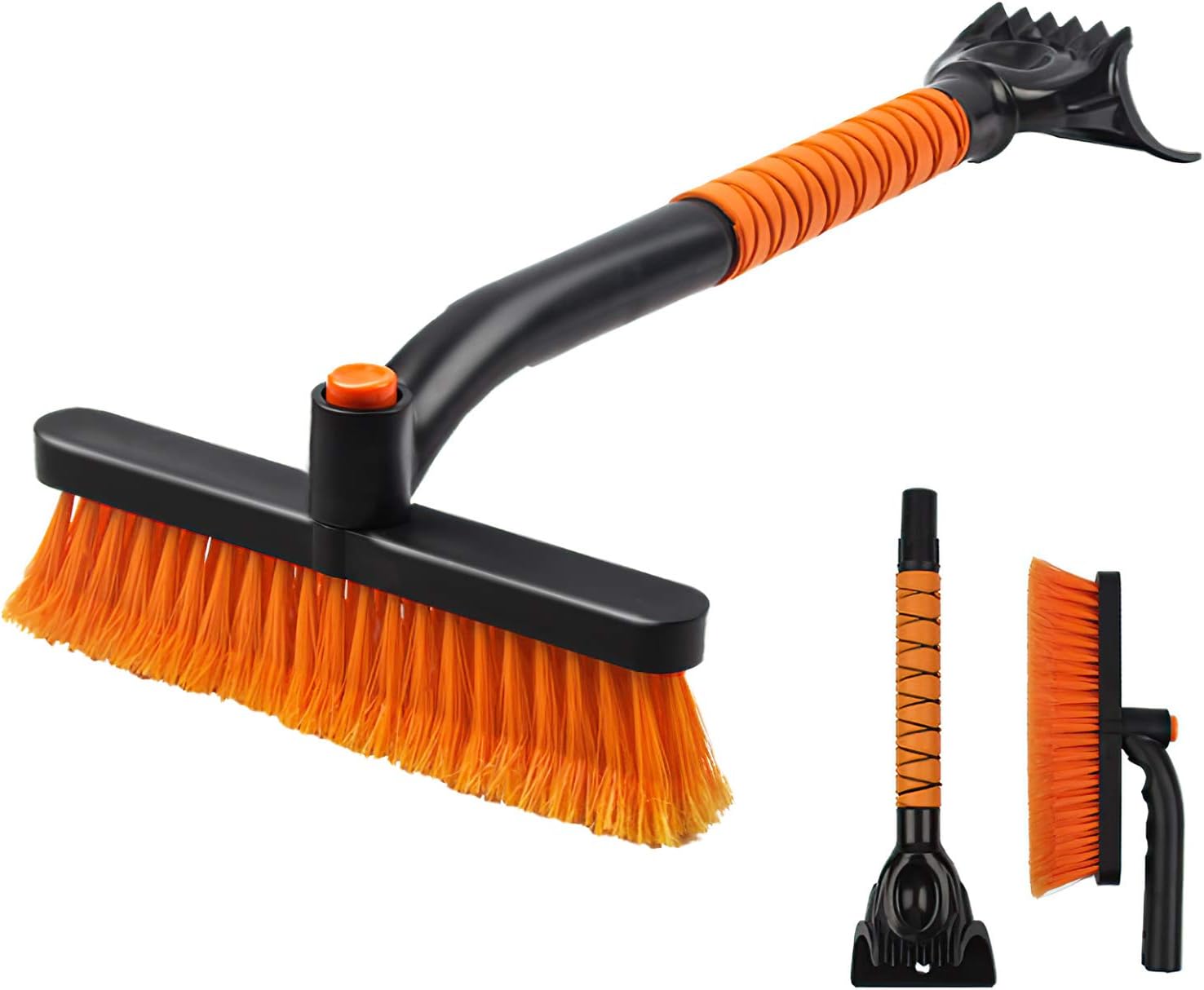 Botocar Car Snow Brush and Ice Scraper, 27” Long Detachable