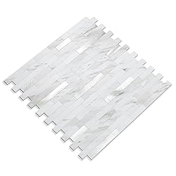 Tilingview 10 PCS PVC Peel & Stick Tile for Kitchen