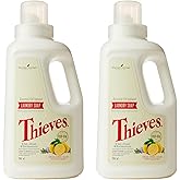 Thieves Essential Oil-Infused 6x Ultra Concentrated Laundry Soap ( 2 pack) Fresh Citrus Scent 32 fl. oz (946 ml) by Young Living