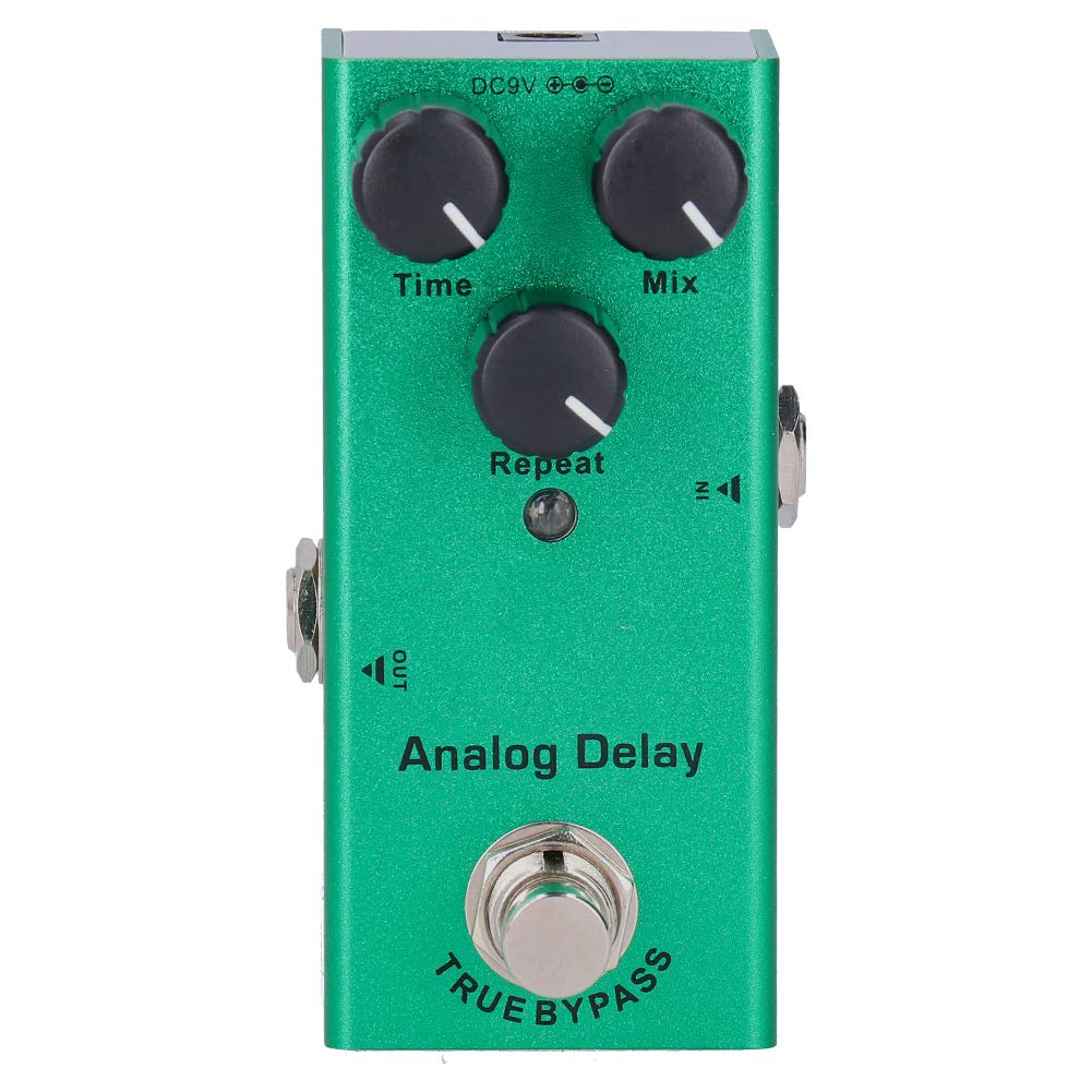 Mini Guitar Analog Delay Effect Pedal Sound Processor with True Bypass for Electric Guitar Effects Musical Instrument Accessories
