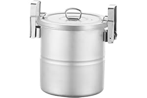ChiuTiaro Camping Rice Cooker Cookware with Lid Camping Equipment Small Nonstick Rice Cooking Pot Steamer for Outdoor Travel 