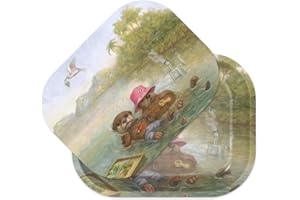 ZZZ's Rolling Tray with Magnetic Cover, Thick & Durable Metal, Spill Proof Cover, Decorative Tray, Perfect for Home & On-The-