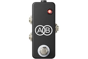 JHS Pedals Mini A/B Box - Guitar Signal Path Effect, Black/Silver, Model Number: Mini A/B Box