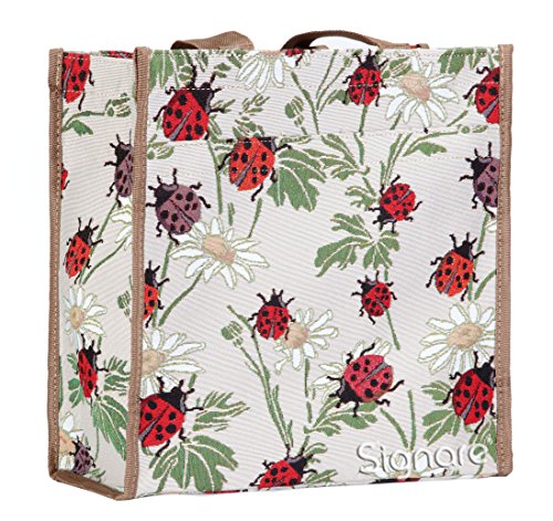 Signare Womens Fashion Tapestry Shopper Bag Shoulder Bag in Laydbird Design
