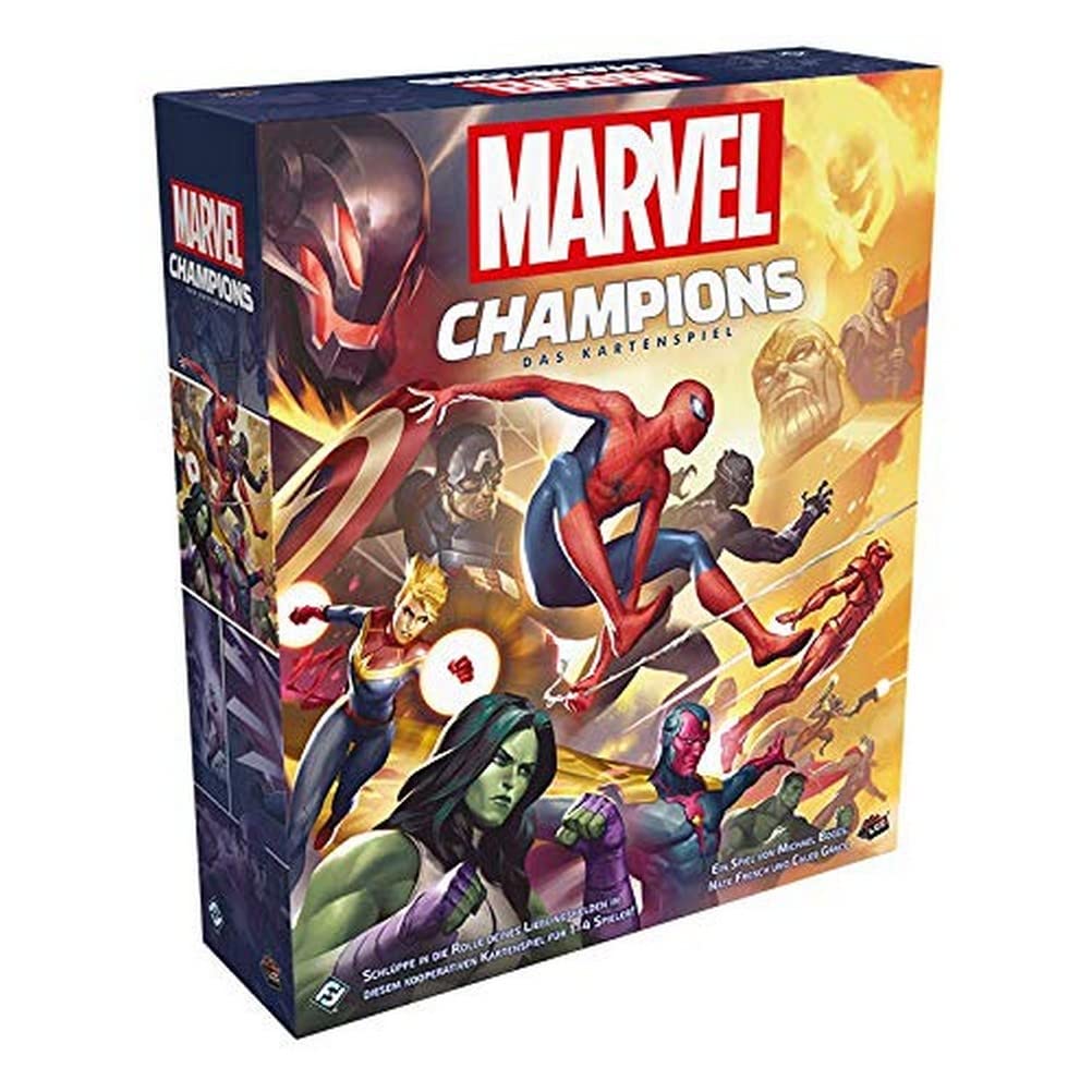 Fantasy Flight Games, Marvel Champions: LCG, Basic Game, Expert Game, Card Game, 1-4 Players, From 14+ Years, 60+ Minutes, German