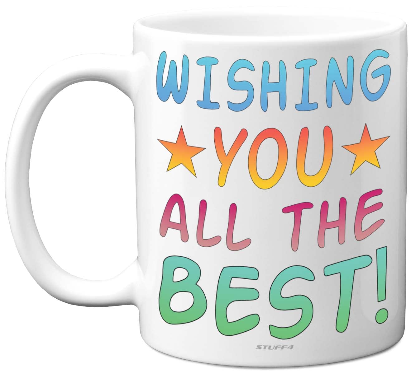 Stuff4 Leaving Gifts for Men or Women - Wishing You All The Best - 11oz Ceramic Dishwasher Safe Mugs Leaving Presents for Colleagues, Funny Gifts Men Women, New Job — image 1