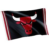 Desert Cactus Chicago Bulls CB Flag - 3 x 5 Feet Bulls Banner, Indoor/Outdoor Durable Fabric, 100% Polyester Design (Style L)