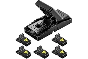 DR CATCH Mouse Traps,Small Mice Traps That Work, Humane Mouse Traps with Detachable Bait Cup, Mouse Catcher Quick Effective - 6 Pack