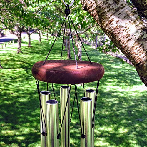 BeckGear Unique Outdoor Aluminum tube 22" Metal Wind Chimes, Beautiful
