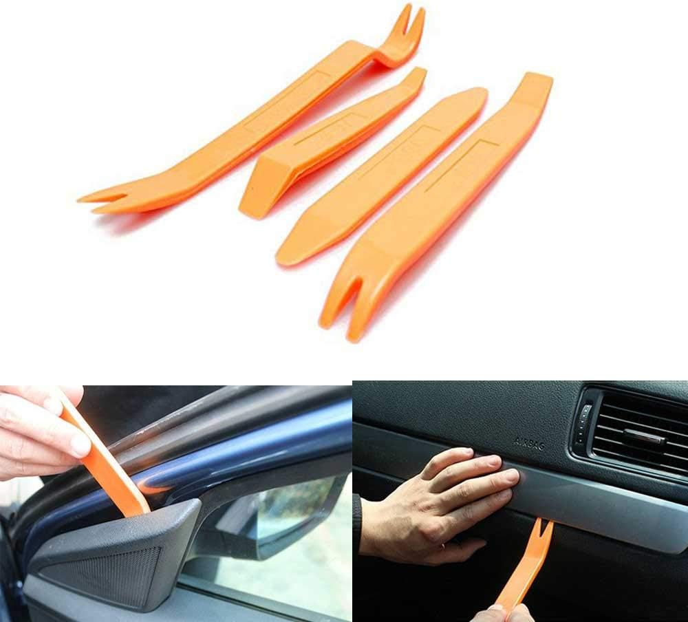 JBonest Auto Trim Removal Tools Kit 8pcs Car Panel Removal/Installer /Repair Tool Set Pry Tools Fastener Remover Kit Included