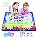 Magic Water Drawing Mat, Upgrade Doodle Mat in 7-Colored, Aqua Painting Board Writing Mats with Magic Pen & Big Molds, Best Educational Toys Gifts for Boys Girls Age 2 3 4 5+ Year Kids/Toddlers
