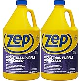 Zep Industrial Purple Cleaner and Degreaser Concentrate - 1 Gallon (Case of 2) R45802 - Powerful Deep Oil and Grease Cleaning Formula for Machinery, Engine Parts, Shop Floors, Garages, Works on