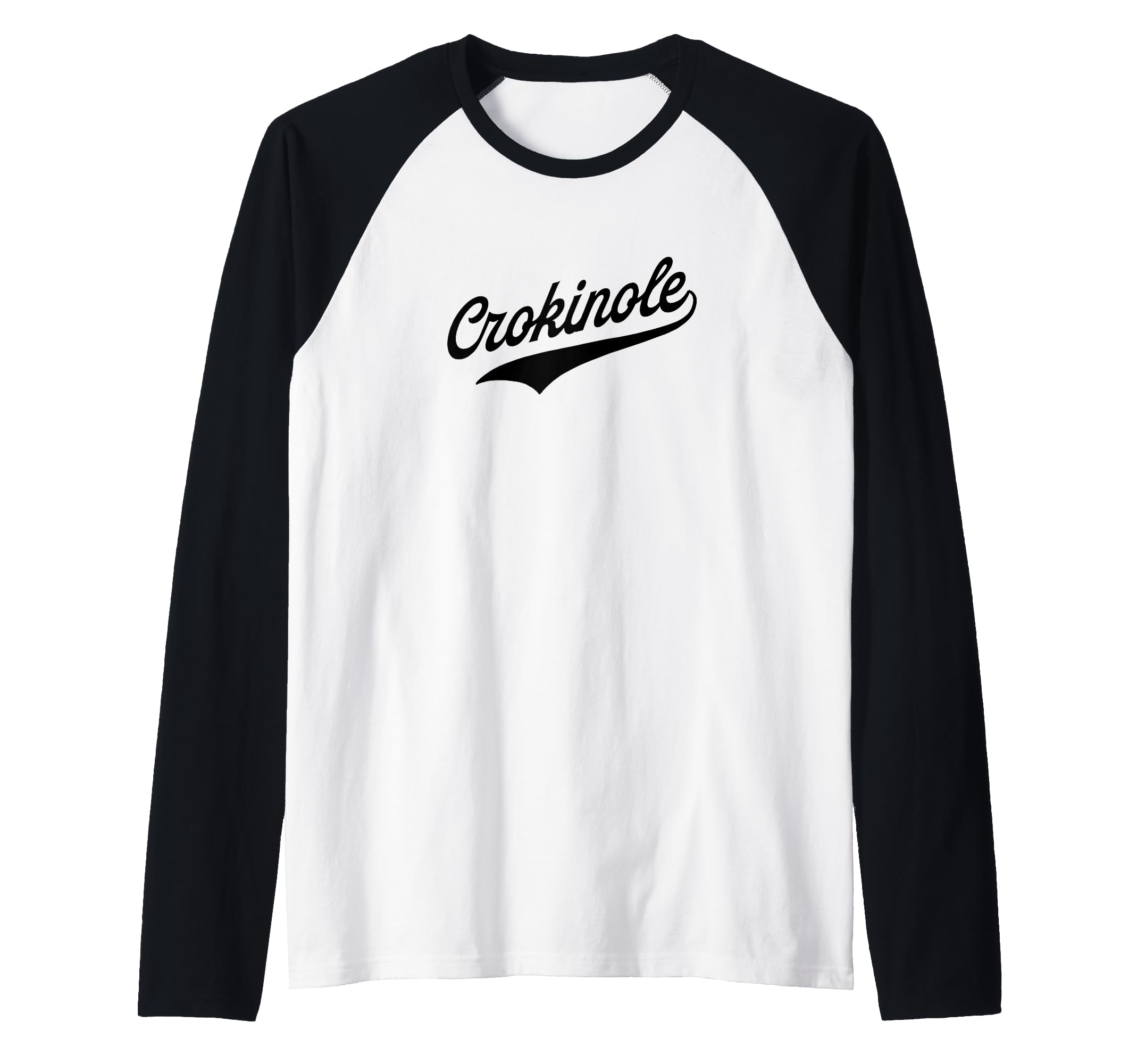 Crokinole Raglan Baseball Tee