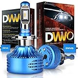 DWVO H7 LED Headlight Bulbs, 6500K 16000Lm Super Bright Hi/Lo Beam Headlight Conversion Kit