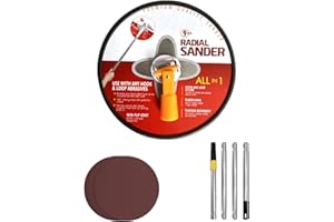 PROTMEX Pole Sander for Drywall, 9 Inch Manual Hand Drywall Sander with Extension Pole, Wall Sanders for Painting, Light Red