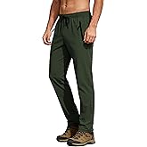 Hiking Pants for Men Quick Dry Water Resistant Sweatpants Elastic Waist UPF 50+ Cargo Causal Travel Work Lightweight Running