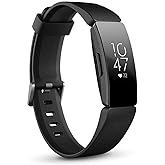 Fitbit Inspire HR Heart Rate and Fitness Tracker, One Size (S and L Bands Included), 1 Count