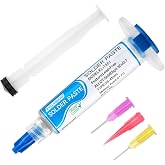 KELLYSHUN Sn99/Ag0.3/Cu0.7 Solder Paste, 5ML Syringe No-Clean Lead-Free Soldering Paste, 217&deg;C Melting Point High-Temperature Solder Paste,Solder Paste for Electronics