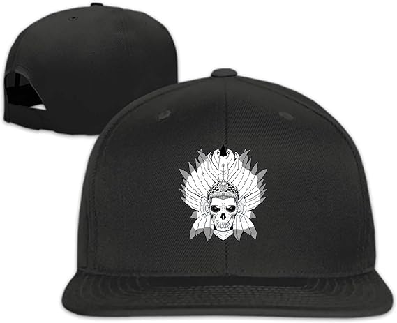 Amazon インディアンデーモンスカルキャップ 男女兼用 メンズ レディース 帽子 フリーサイズ 調整可能 カジュアル 芸能人愛用 おしゃれ キャップ 通販