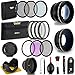 52MM Professional Lens & Filter Bundle – Complete DSLR/SLR Compact Camera Accessory Kit – Lenses (Telephoto, Wide Angle), Filters (Macro, ND, UV, CPL, FLD), Cleaning Tools + More Accessories
