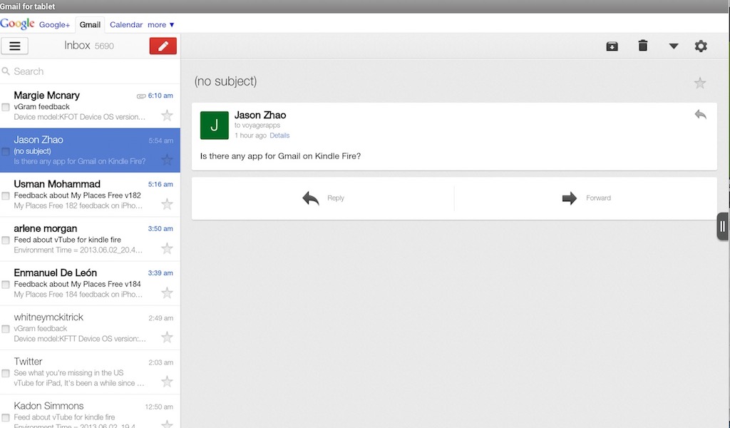 Tab for Gmail