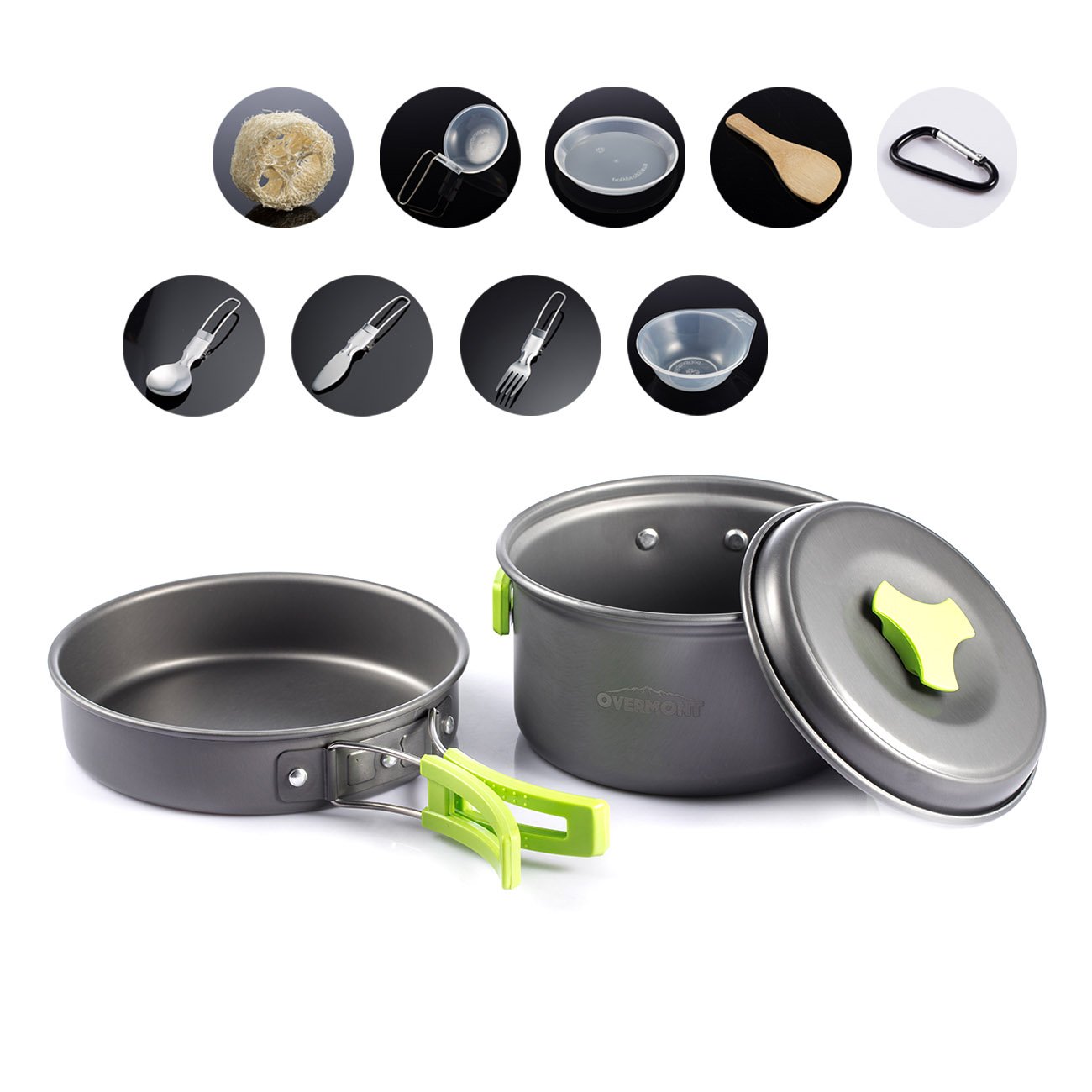 Overmont DS-200 アルミ クッカーセット