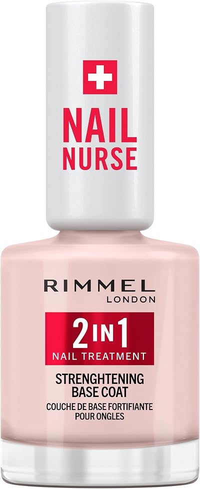 Rimmel London Nail Nurse 2 in 1 Base Coat & Strengthener