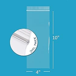 GPI - 4" x 10" Long Zip Bags, 200 Count, 2