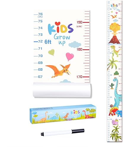 RoomMates The Lion King Rafiki Growth Chart Wall Decals - Peel & Stick Removable Wall Stickers For Kids Room Decor