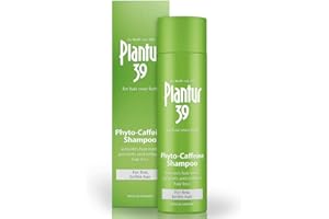 Plantur 39 Natural Phyto Caffeine Shampoo for Thinning Hair for Women, Volumizing Shampoo for Natural Hair Growth for Fine and Thinning Hair, Niacin, Caffeine, Zinc, White Tea Extract, 8.45 floz