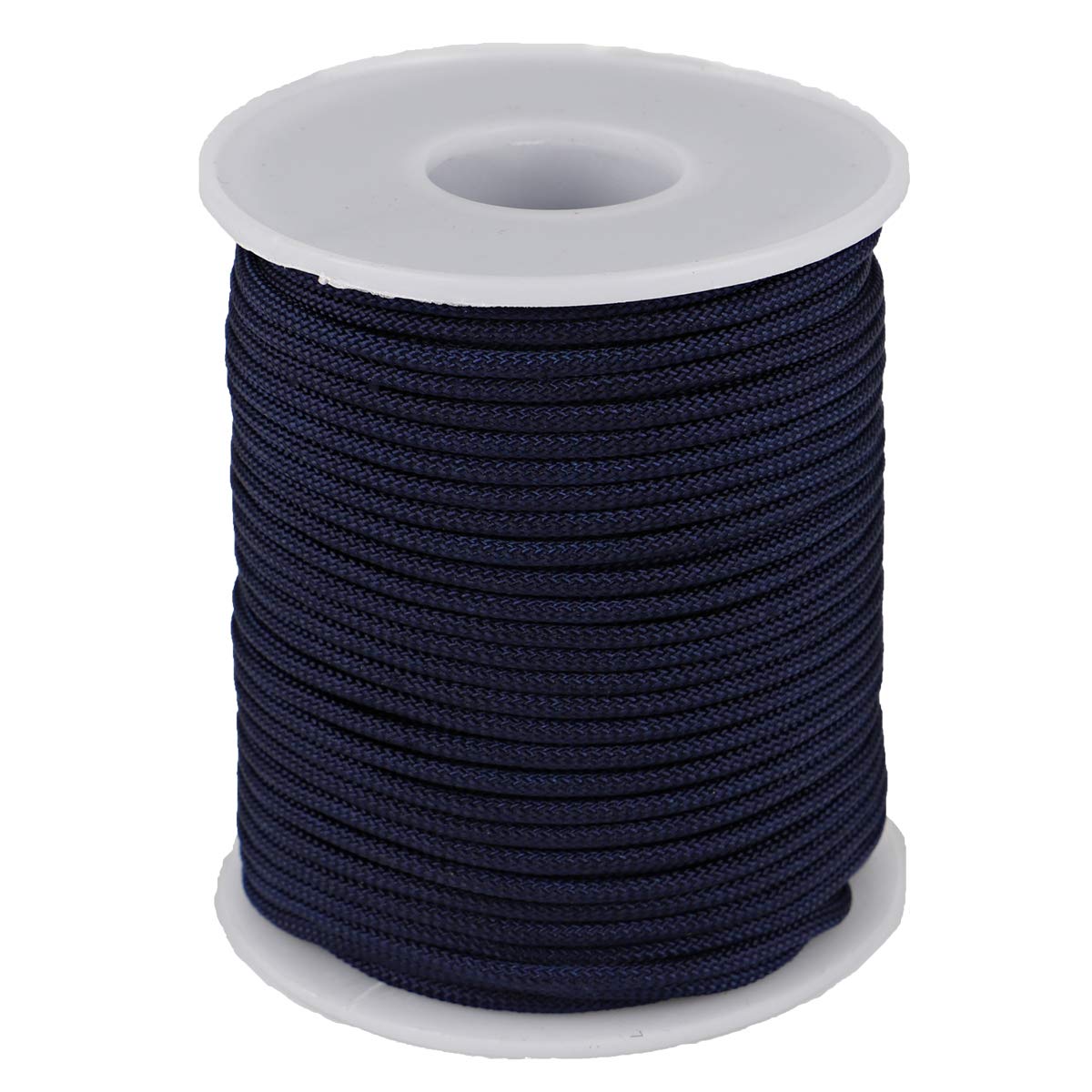 Nylon Twine Cord Thread String for Necklace Bracelet Jewelry Making Crafting Accessories (Dark blue, 2mm-98feet)