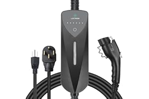 Lectron Level 1/2 (8A - 40A) J1772 Portable EV Charger - Dual-Level Electric Vehicle Charging Station with NEMA 14-50/5-15 Plug - Compatible with All J1772 EVs