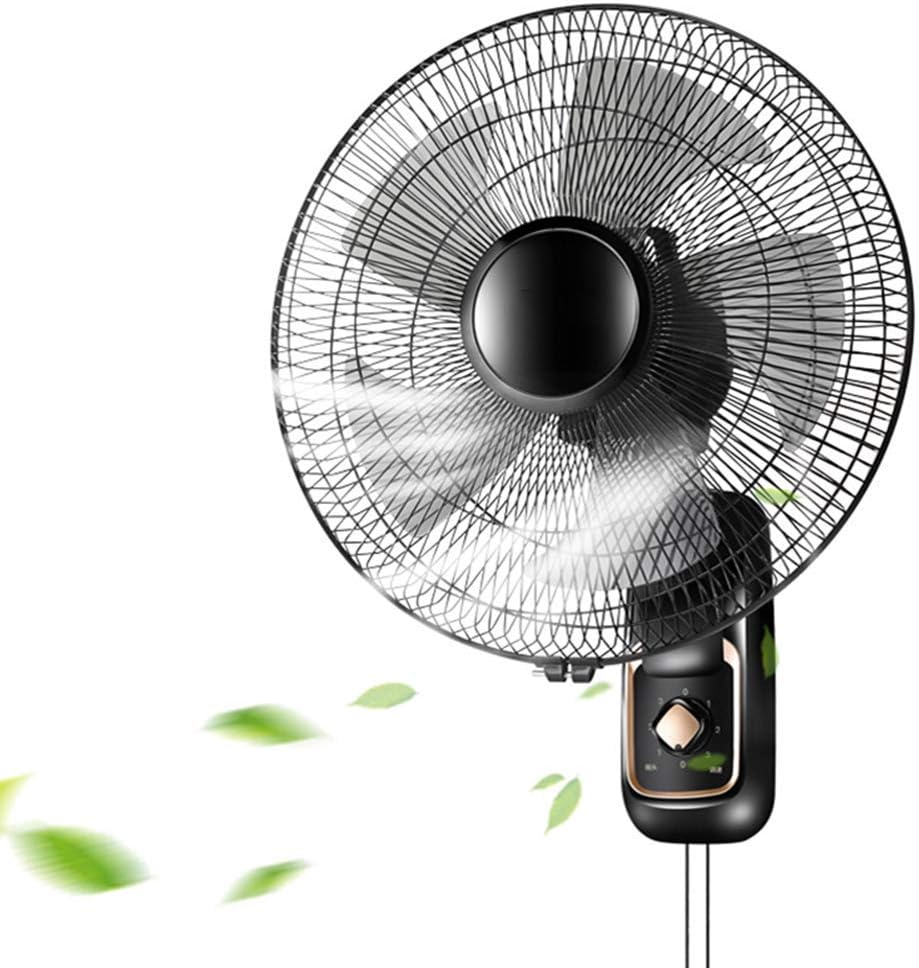 Koovin Wall Fan W/Remote Contro&Timing,Home Quiet Wall Mount Fan W/90
